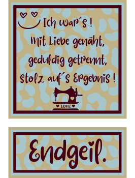Bügelbild Heritage Row Leo